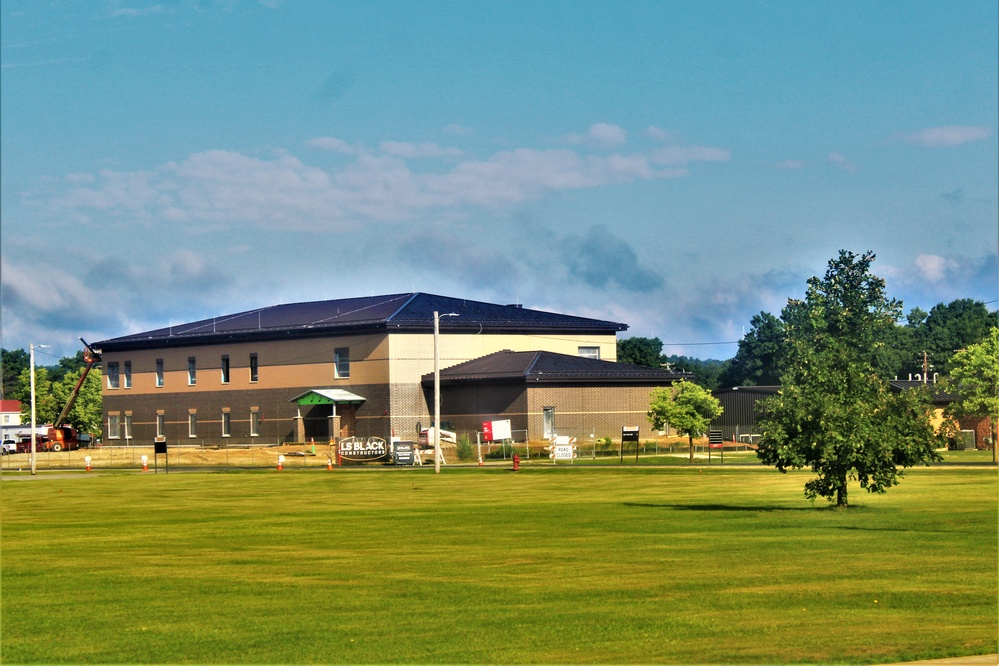 Fort McCoy’s brigade headquarters project jumps past 65 percent completion; work remains steady
