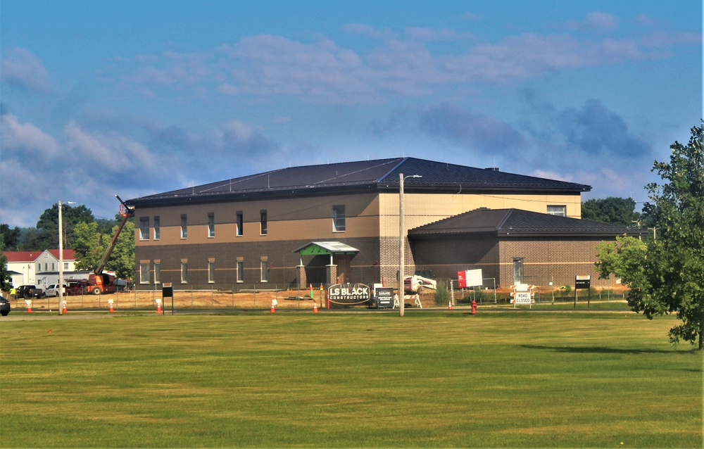 Fort McCoy’s brigade headquarters project jumps past 65 percent completion; work remains steady