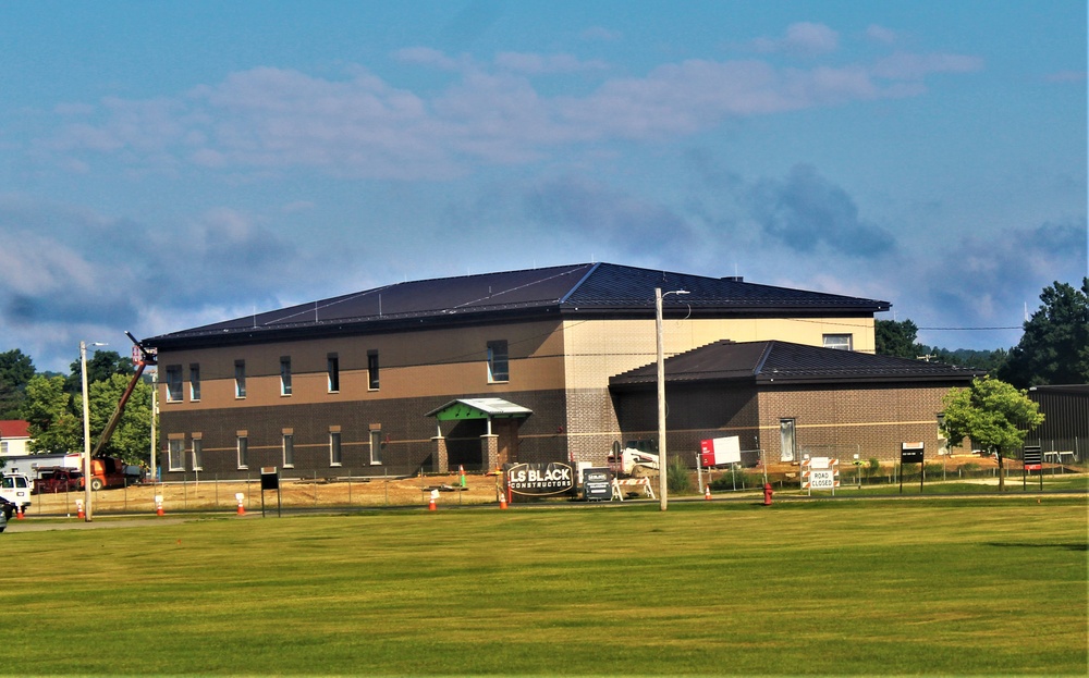 Fort McCoy’s brigade headquarters project jumps past 65 percent completion; work remains steady