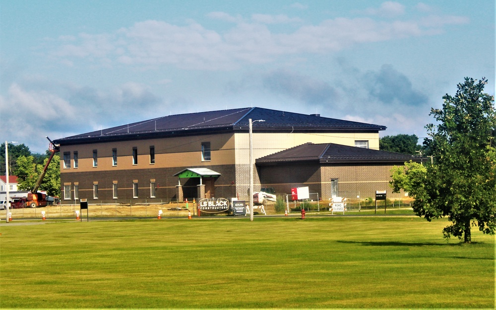 Fort McCoy’s brigade headquarters project jumps past 65 percent completion; work remains steady