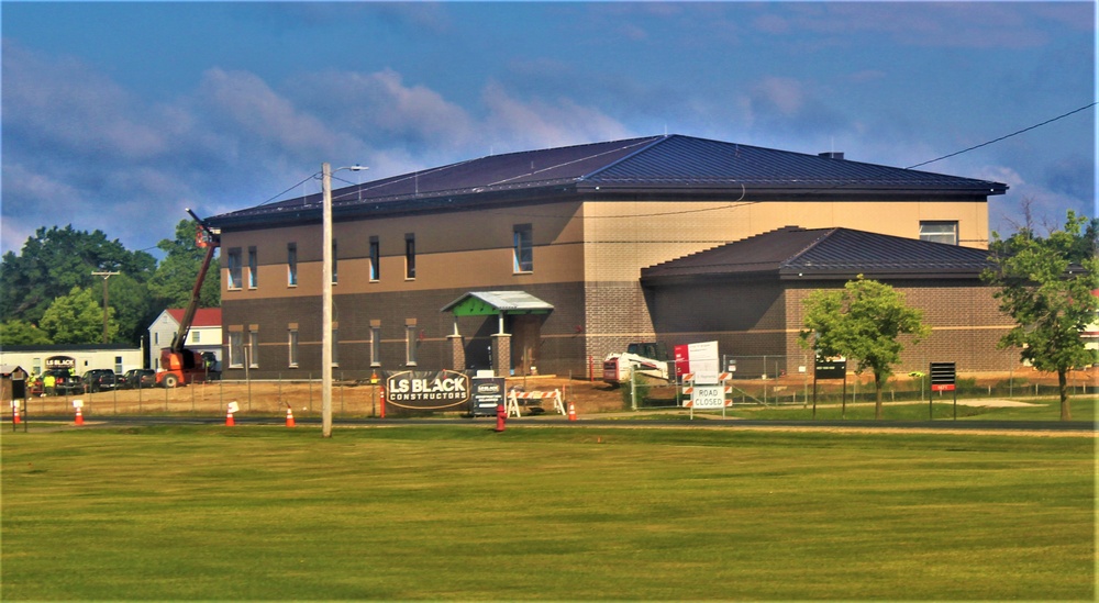 Fort McCoy’s brigade headquarters project jumps past 65 percent completion; work remains steady