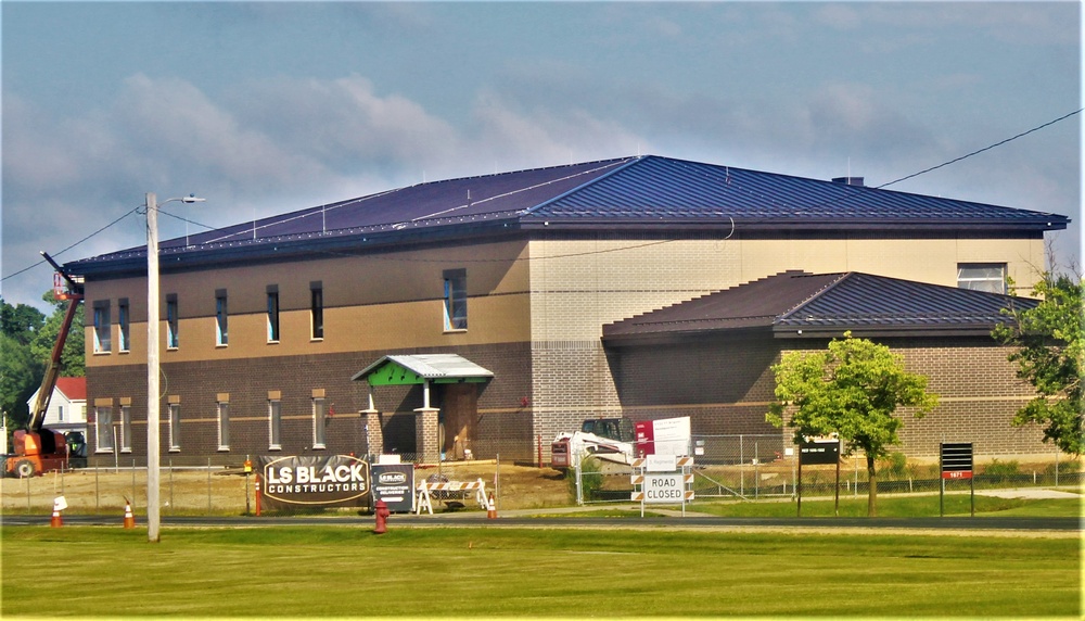 Fort McCoy’s brigade headquarters project jumps past 65 percent completion; work remains steady