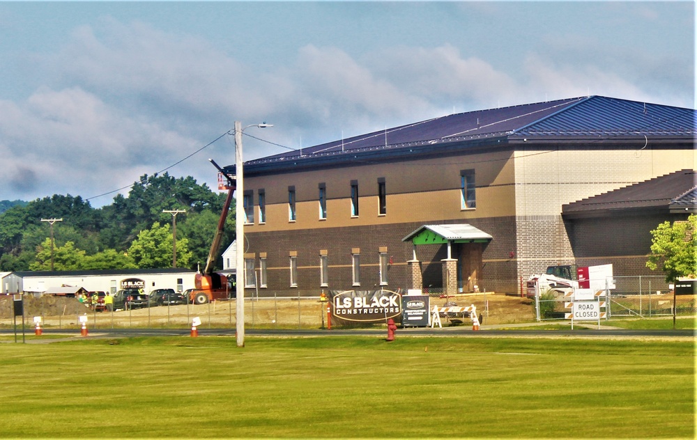 Fort McCoy’s brigade headquarters project jumps past 65 percent completion; work remains steady