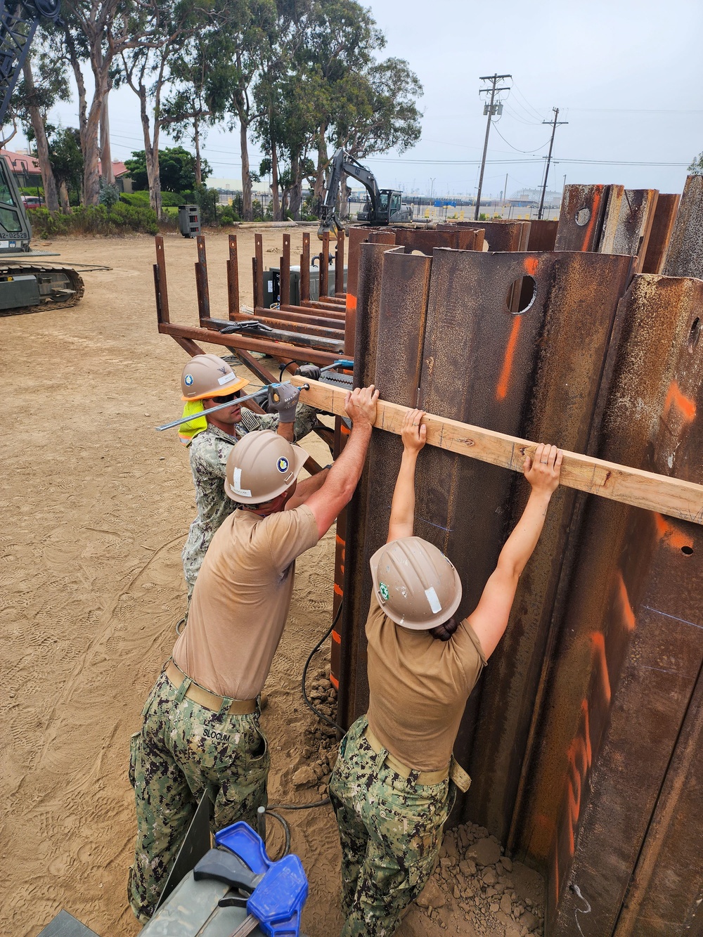 Waterfront Construction Companies CTX Quay Wall Pile Cap Project.