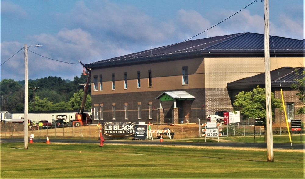 Fort McCoy’s brigade headquarters project jumps past 65 percent completion; work remains steady