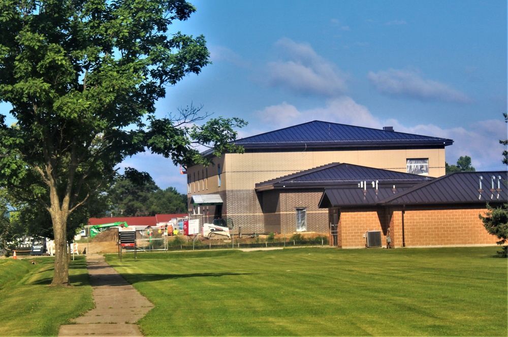 Fort McCoy’s brigade headquarters project jumps past 65 percent completion; work remains steady