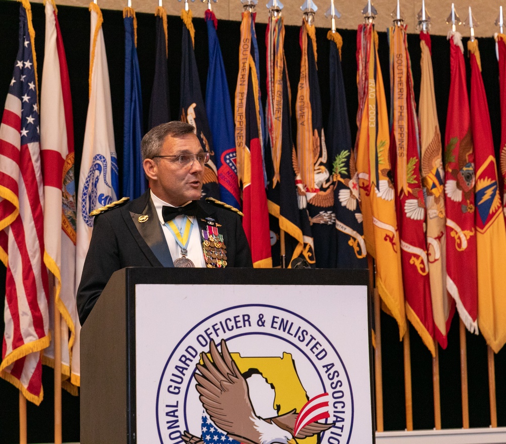 Florida Adjutant General speaks at annual National Guard Officer and Enlisted Association's of Florida conference