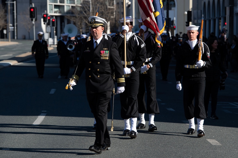 USS Canberra Freedom of Entry Australia