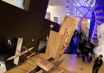 USS Canberra and HMAS Canberra Crews Tour National Museum of Australia