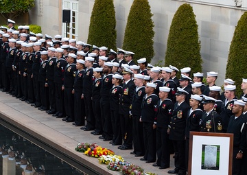 USS Canberra Crew in Australia's Last Post Ceremony