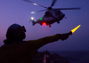 USS Paul Hamilton Helo Operations