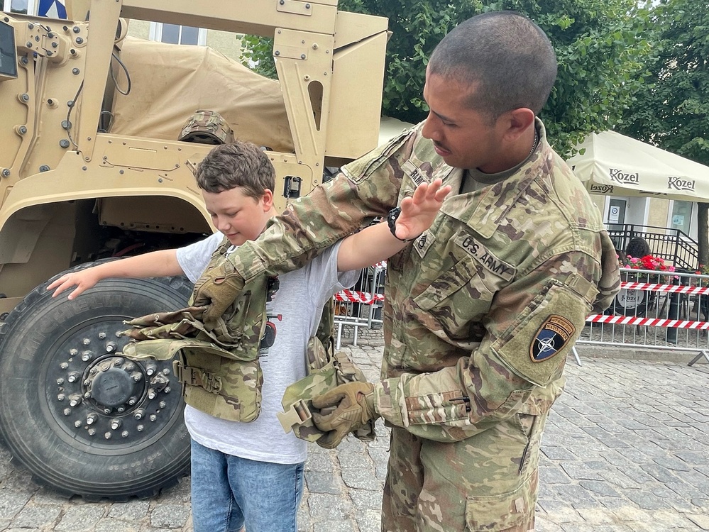 Task Force Ivy Soldiers help celebrate 1st Uhlans Regiment birthday in Augustow, Poland