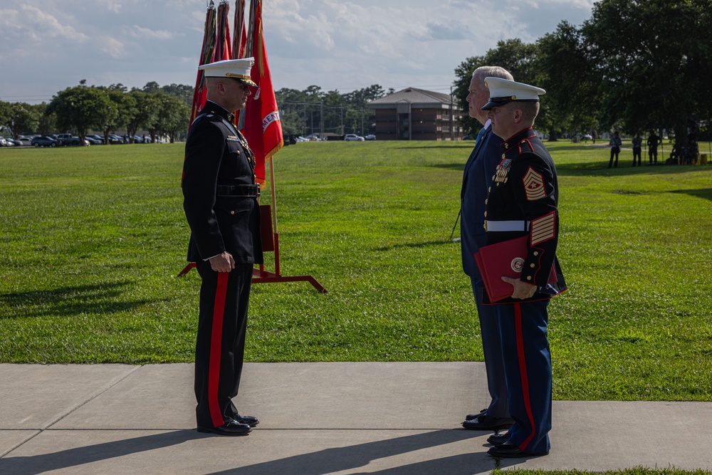Lt. Gen. David Furness retires on Camp Lejeune
