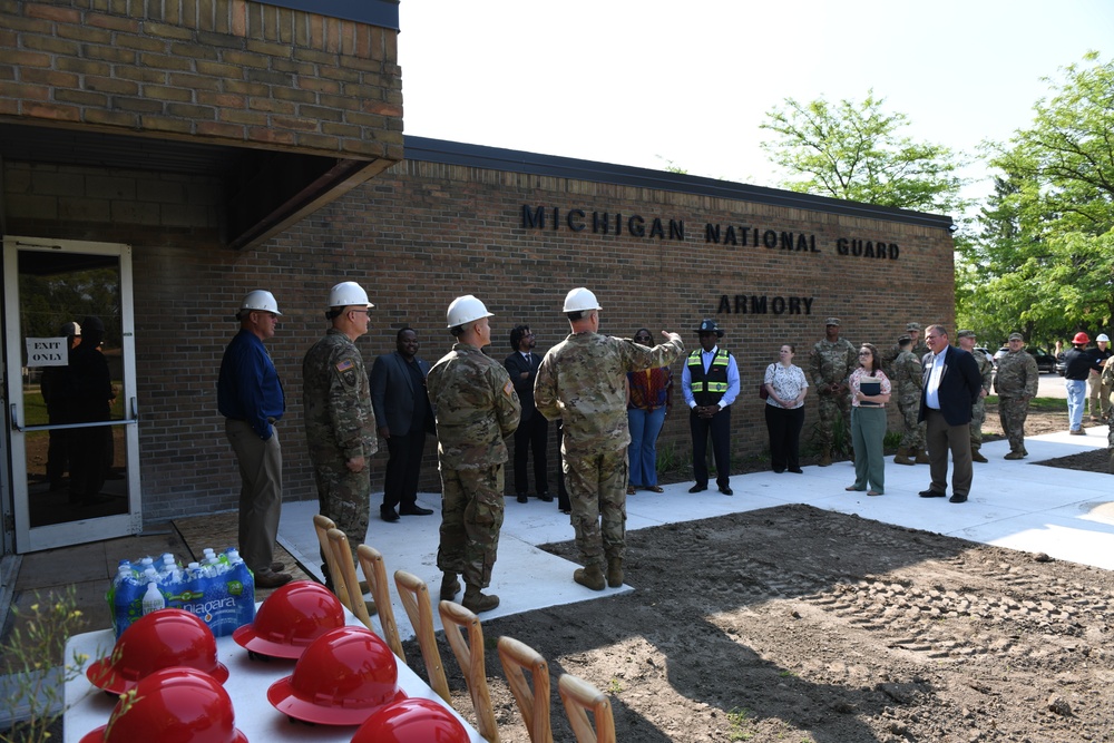 Groundbreaking Ceremony Takes Place at Saginaw Armory