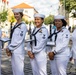 U.S. Naval Forces Europe and Africa Band performs at the Lithuania Sea Festival