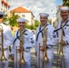 U.S. Naval Forces Europe and Africa Band performs at the Lithuania Sea Festival