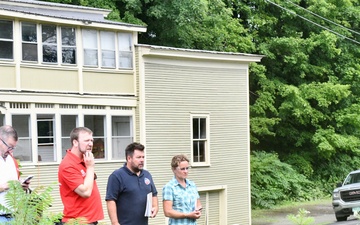 USACE Infrastructure Assessment team assesses damage to wastewater treatment plants in Vermont