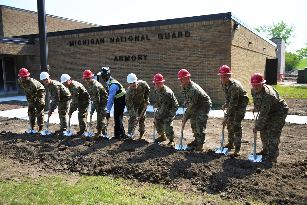 Groundbreaking Ceremony Takes Place at Saginaw Armory