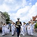 U.S. Naval Forces Europe and Africa Band performs at the Lithuania Sea Festival