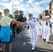 U.S. Naval Forces Europe and Africa Band performs at the Lithuania Sea Festival