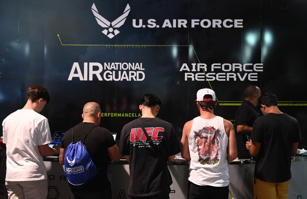 Air National Guard and Total Force recruiting represent at UFC International Fight Week 2023