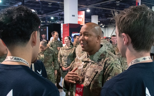 Air National Guard and Total Force recruiting represent at UFC International Fight Week 2023
