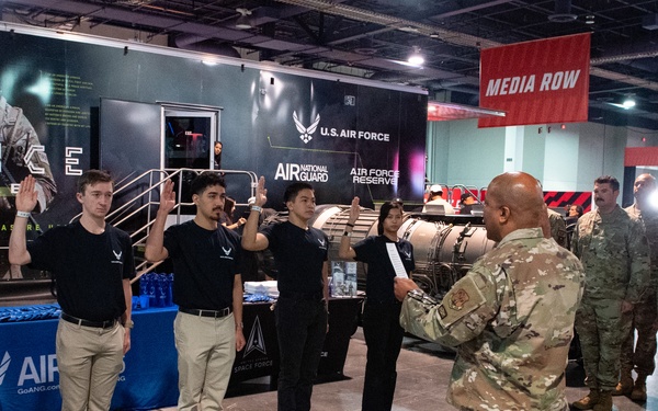 Air National Guard and Total Force recruiting represent at UFC International Fight Week 2023