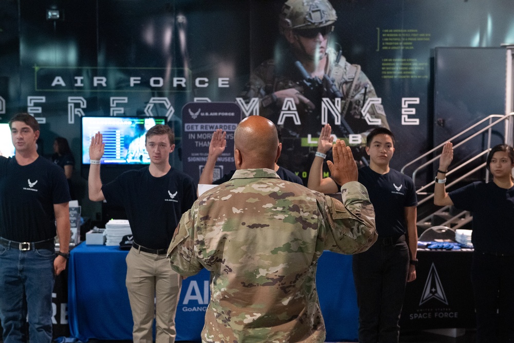 Air National Guard and Total Force recruiting represent at UFC International Fight Week 2023
