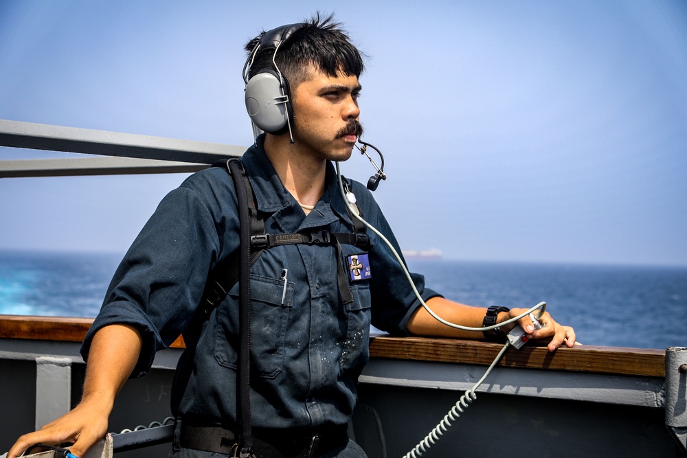 USS McFaul Transits the Strait of Hormuz