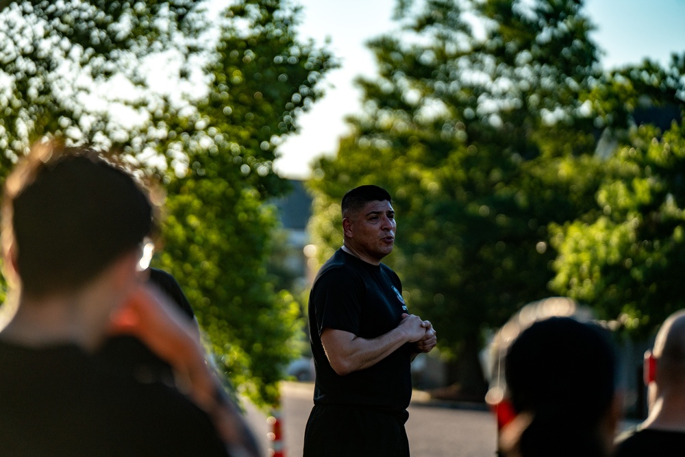 Capt. Cisneros Final Company Run