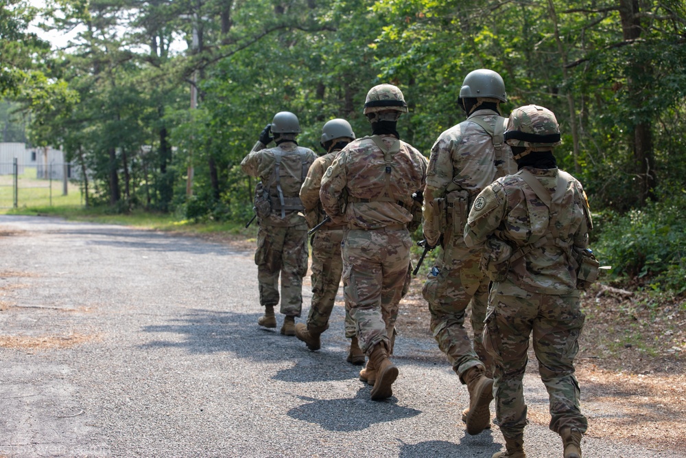 1-182nd Simulates Combat on Joint Base Cape Cod.