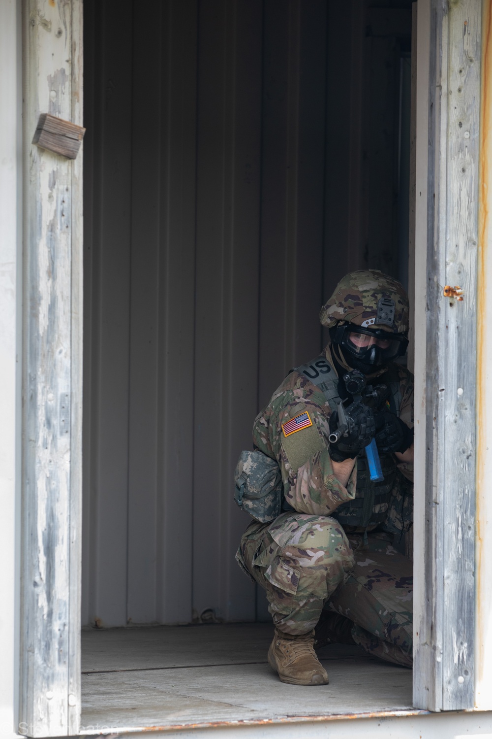 1-182nd Simulates Combat on Joint Base Cape Cod.