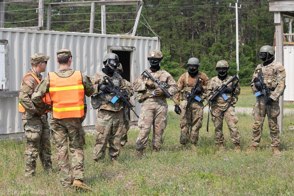 1-182nd Simulates Combat on Joint Base Cape Cod.