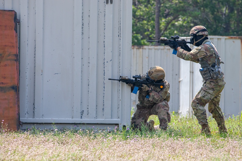 1-182nd Simulates Combat on Joint Base Cape Cod.