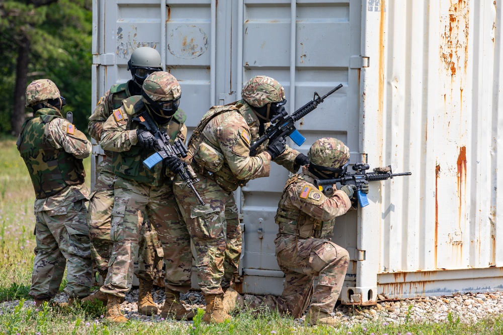 1-182nd Simulates Combat on Joint Base Cape Cod.