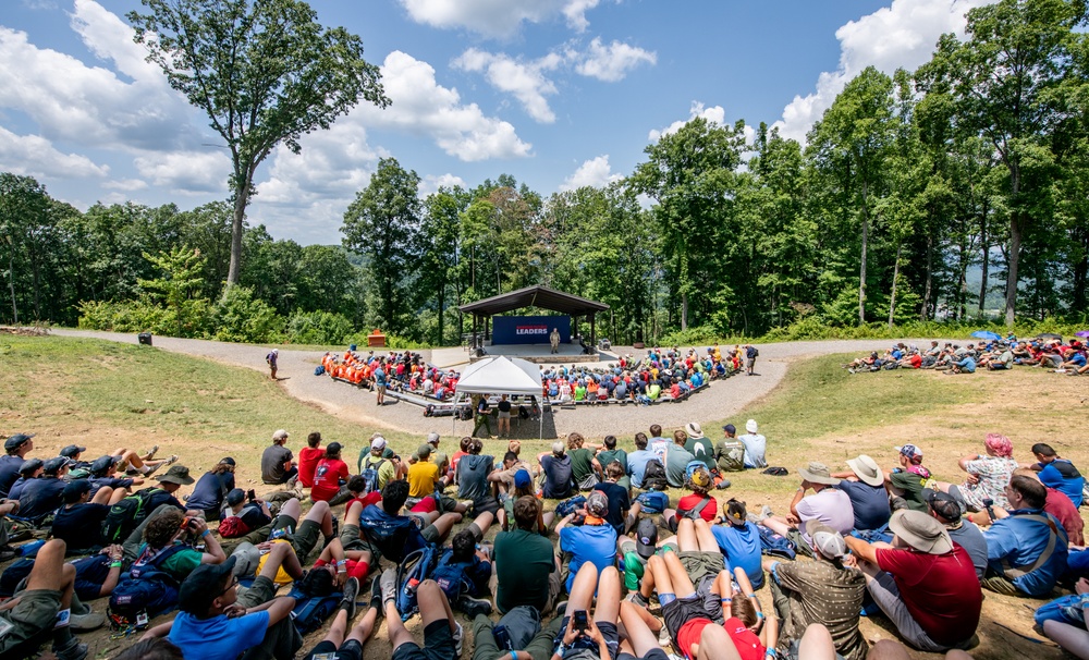 U.S. Army North Commander Visits 2023 National Jamboree