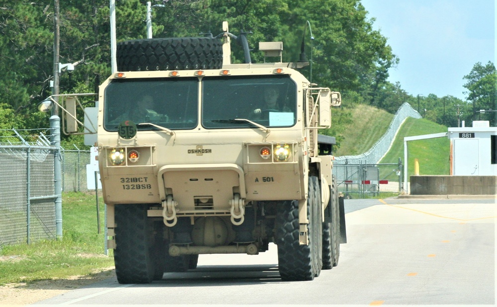 July 2023 training operations at Fort McCoy