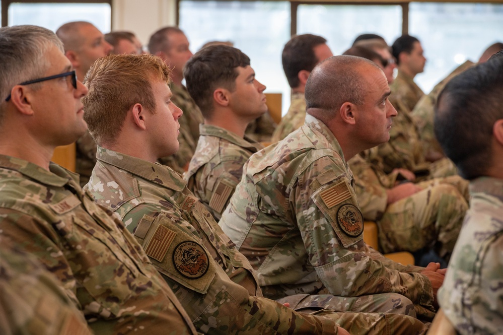 134th Civil Engineers attend professional development while on deployment for training