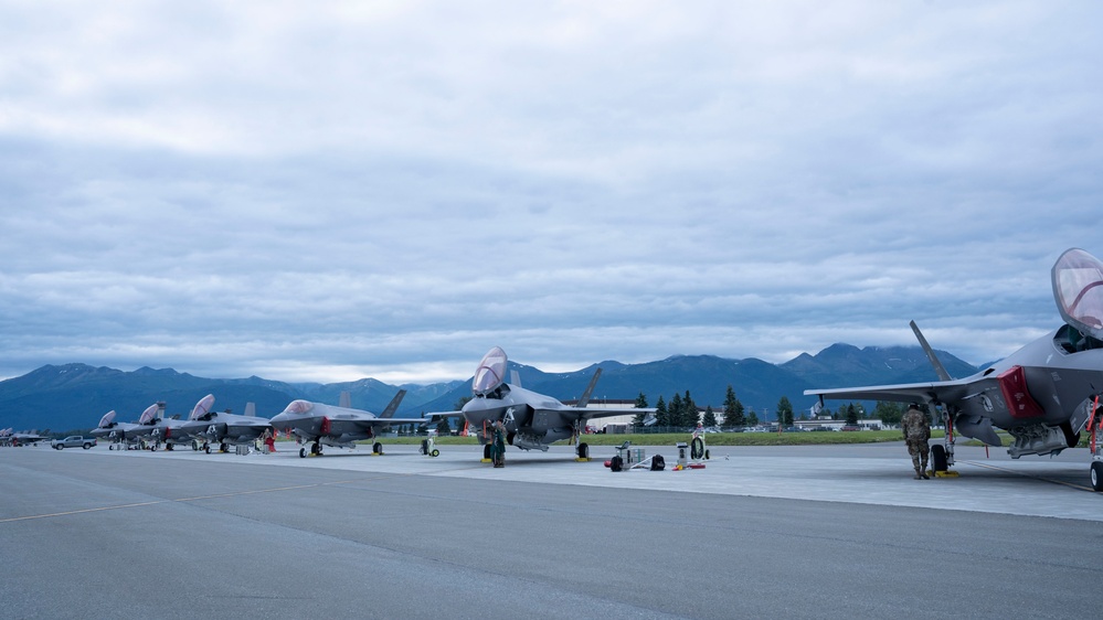 USAF F-35s and KC-46 maintain air dominance