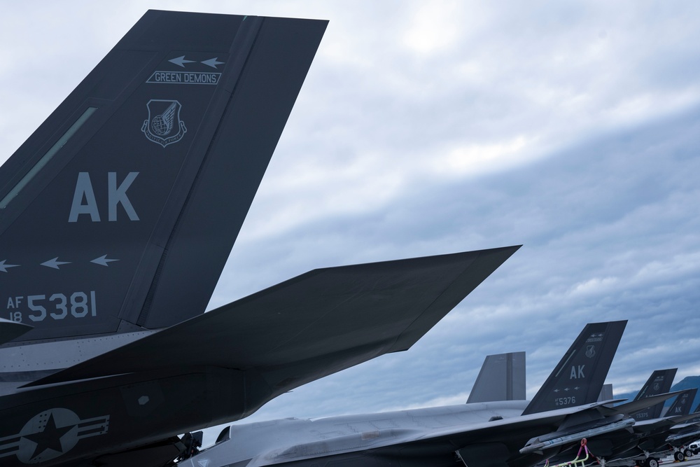 USAF F-35s and KC-46 maintain air dominance