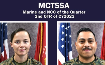 Marine and NCO of the Quarter for Q2 in FY 2023