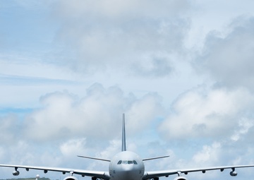 French Air Chief visits Andersen AFB, commends interoperability of MG23