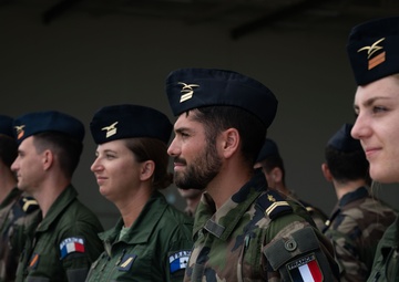 French Air Chief visits Andersen AFB, commends interoperability of MG23