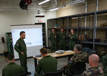 French Air Chief visits Andersen AFB, commends interoperability of MG23