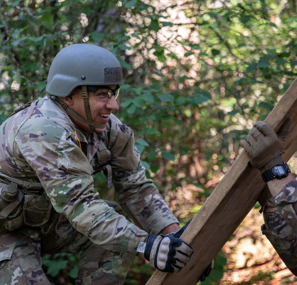 205th Regimental Officer Candidacy School 2023 Phase III OCS Field Leadership Reaction Course