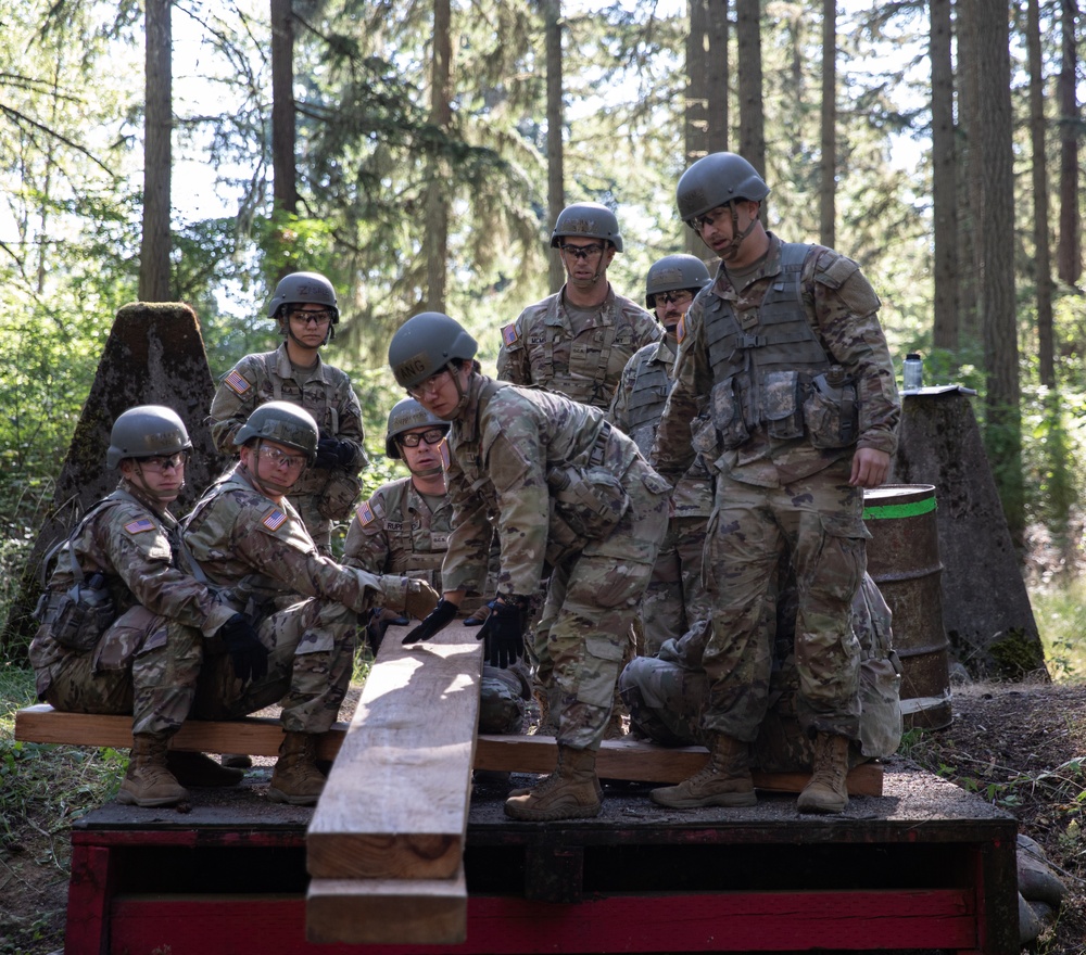 205th Regimental Officer Candidacy School 2023 Phase III OCS Field Leadership Reaction Course