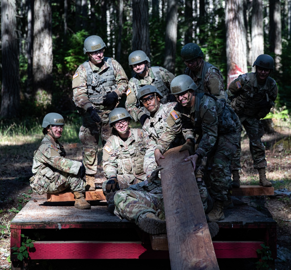 205th Regimental Officer Candidacy School 2023 Phase III OCS Field Leadership Reaction Course