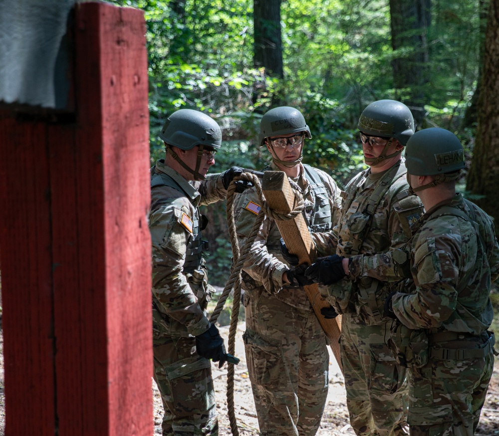 205th Regimental Officer Candidacy School 2023 Phase III OCS Field Leadership Reaction Course