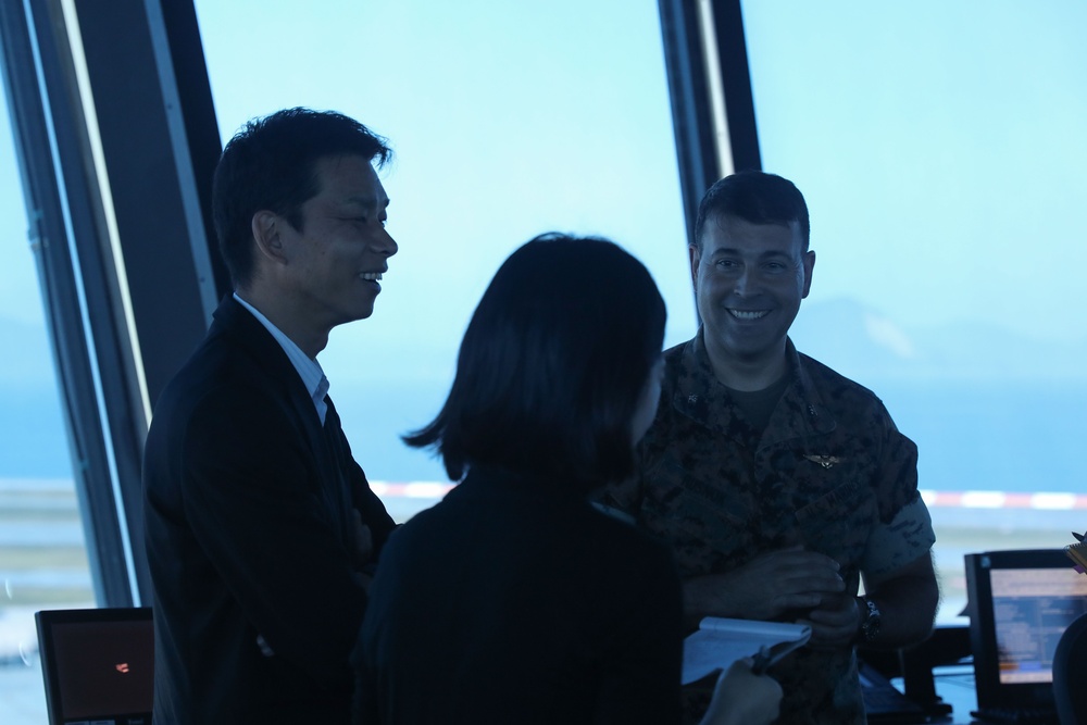 Japan State Minister of Defense visits Marine Corps Air Station Iwakuni