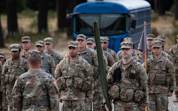 205th Regimental Officer Candidacy School 2023 Phase III OCS Regimental Activation Ceremony